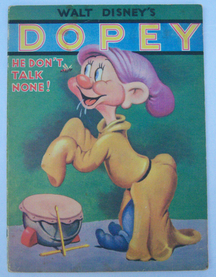 Walt Disney's Dopey He Don't Talk None!