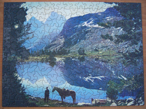 Vintage Tuco Superb Series 3 Picture Puzzle: "Lake Solitude" - Click Image to Close