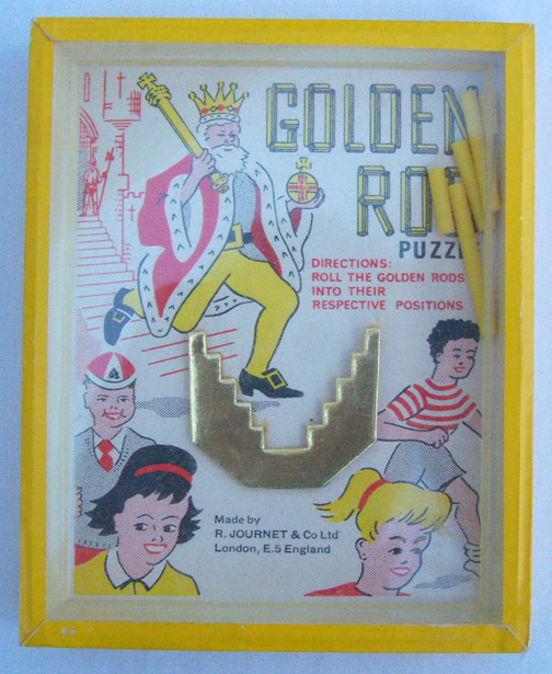 R. Journet Series Dexterity Puzzle: "Golden Rod"